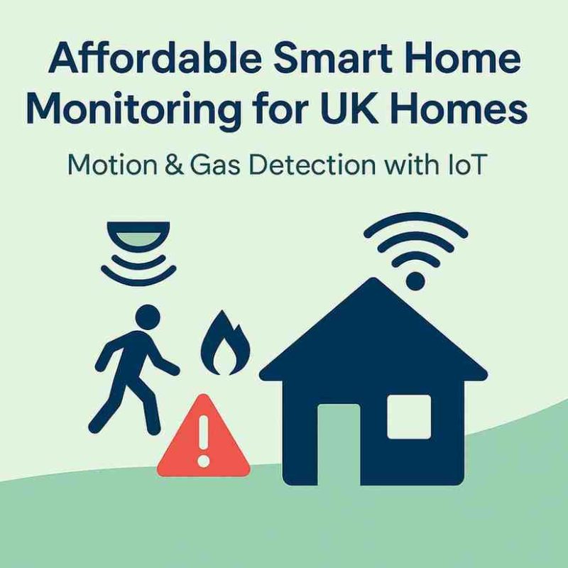 Affordable Smart Home Monitoring for UK Homes: Motion & Gas Detection with IoT